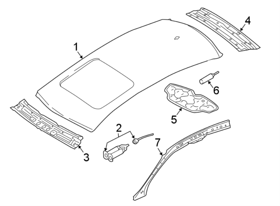 ROOF & COMPONENTS.https://images.simplepart.com/images/parts/motor/fullsize/1321560.png