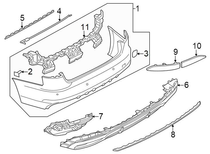 5Rear bumper. Bumper & components.https://images.simplepart.com/images/parts/motor/fullsize/1321921.png