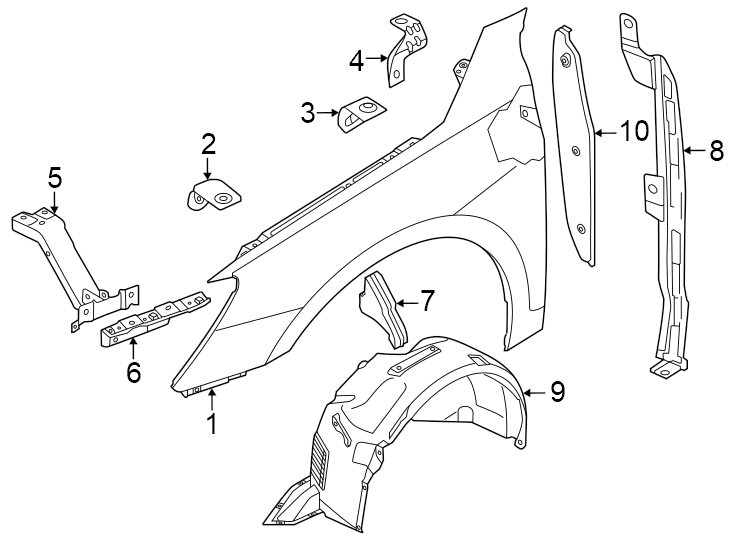 10Fender & components.https://images.simplepart.com/images/parts/motor/fullsize/1323130.png