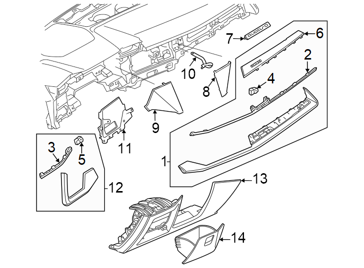 9Instrument panel components. Lower.https://images.simplepart.com/images/parts/motor/fullsize/1323390.png