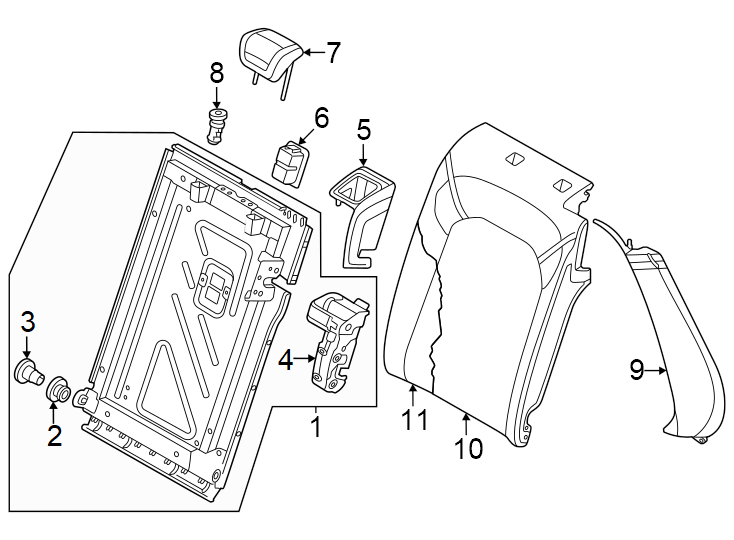 8Seats & tracks. Rear seat components.https://images.simplepart.com/images/parts/motor/fullsize/1323480.png