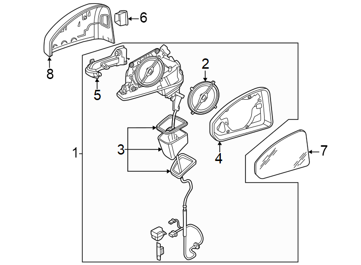 5Front door. Outside mirrors.https://images.simplepart.com/images/parts/motor/fullsize/1323550.png