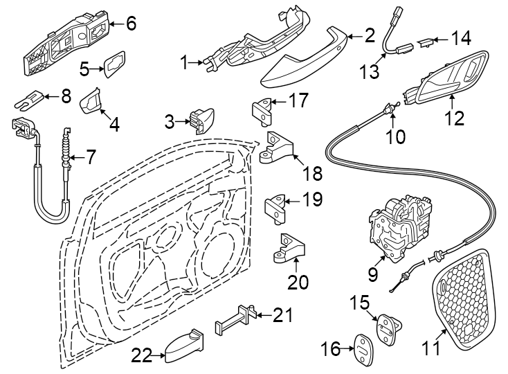 11Rear door. Lock & hardware.https://images.simplepart.com/images/parts/motor/fullsize/1323585.png