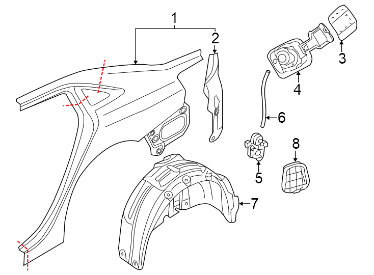 7Quarter panel & components.https://images.simplepart.com/images/parts/motor/fullsize/1323605.png