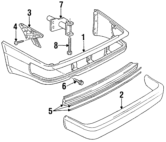 6REAR BUMPER. BUMPER & COMPONENTS.https://images.simplepart.com/images/parts/motor/fullsize/1325385.png