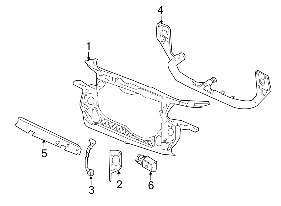 3RADIATOR SUPPORT.https://images.simplepart.com/images/parts/motor/fullsize/1326035.png