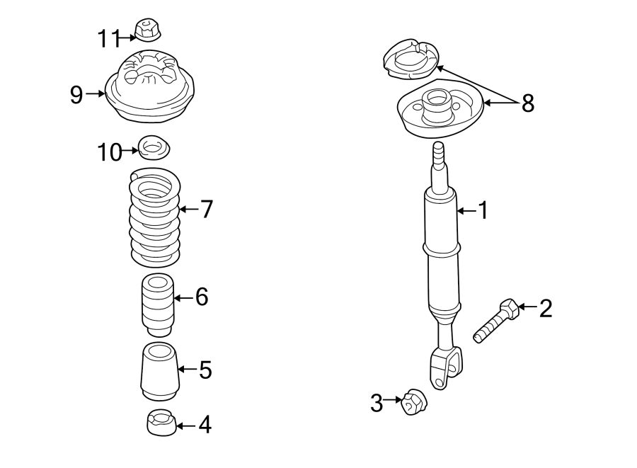 6Front suspension. Struts & components.https://images.simplepart.com/images/parts/motor/fullsize/1326290.png