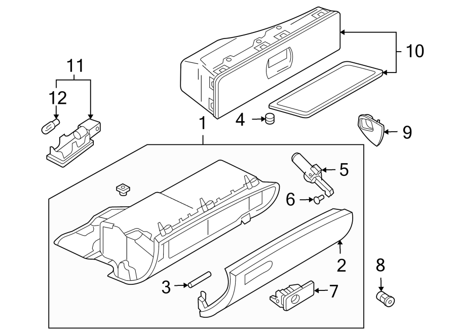 8Instrument panel. Glove box.https://images.simplepart.com/images/parts/motor/fullsize/1326370.png