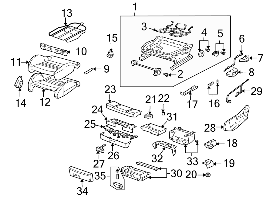 14SEATS & TRACKS. FRONT SEAT COMPONENTS.https://images.simplepart.com/images/parts/motor/fullsize/1326410.png