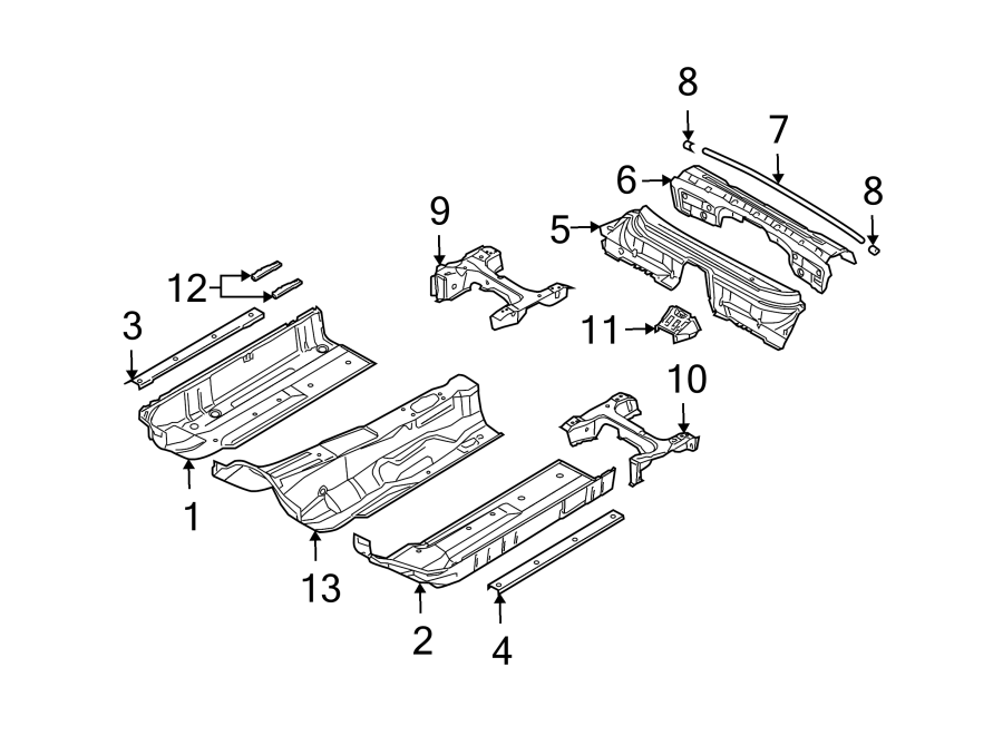 5PILLARS. ROCKER & FLOOR. FLOOR & RAILS.https://images.simplepart.com/images/parts/motor/fullsize/1326480.png