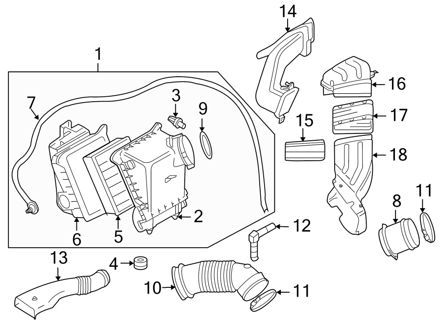 ENGINE / TRANSAXLE. AIR INTAKE.