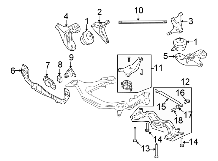 4ENGINE / TRANSAXLE. ENGINE & TRANS MOUNTING.https://images.simplepart.com/images/parts/motor/fullsize/1326715.png