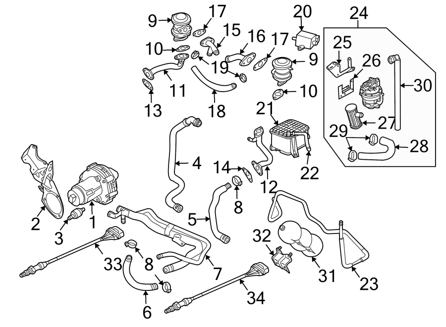 33EMISSION SYSTEM. EMISSION COMPONENTS.https://images.simplepart.com/images/parts/motor/fullsize/1326740.png