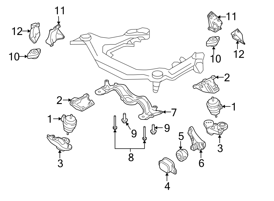 10ENGINE / TRANSAXLE. ENGINE & TRANS MOUNTING.https://images.simplepart.com/images/parts/motor/fullsize/1327235.png