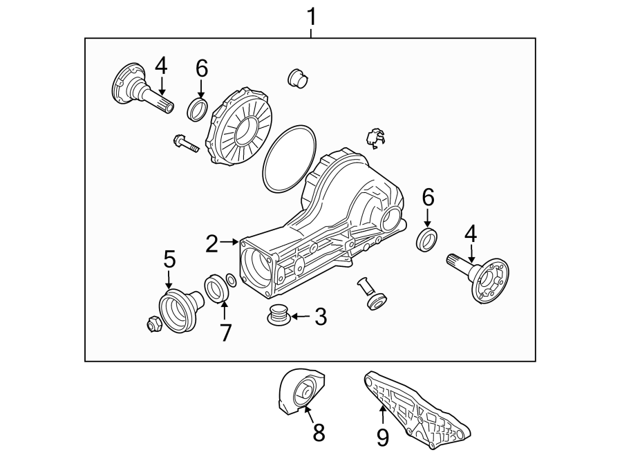 REAR SUSPENSION. AXLE & DIFFERENTIAL.