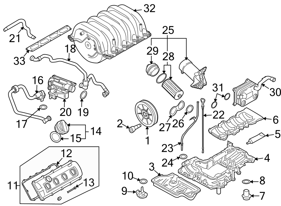 ENGINE / TRANSAXLE. ENGINE PARTS.