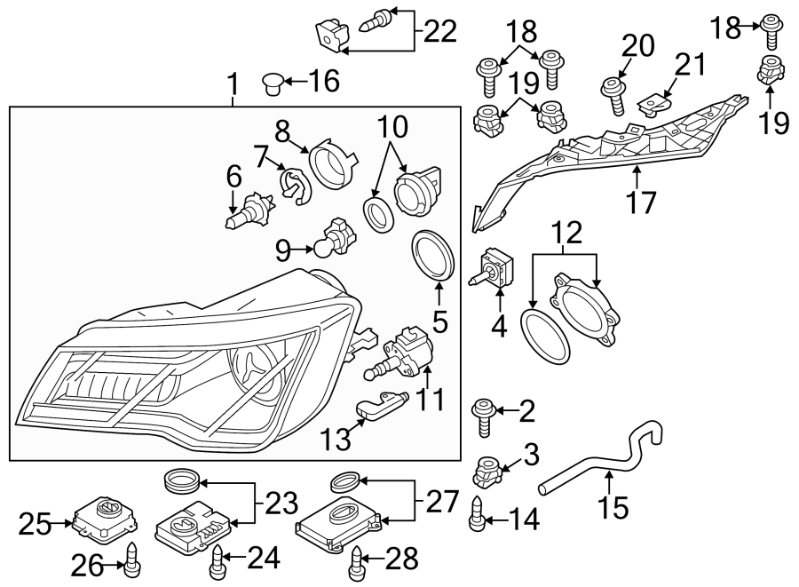 19FRONT LAMPS. HEADLAMP COMPONENTS.https://images.simplepart.com/images/parts/motor/fullsize/1330030.png