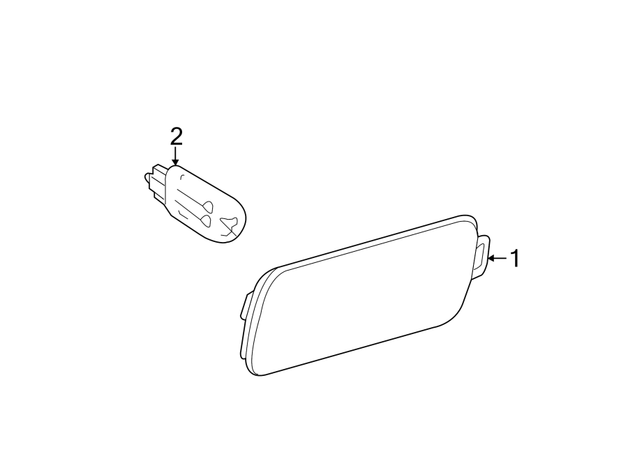 Diagram FRONT LAMPS. SIDE MARKER LAMPS. for your 2009 Audi TT   