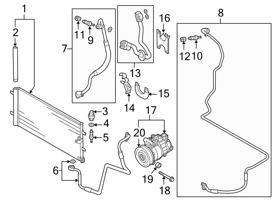 1Air conditioner & heater. CONVERTIBLE/SOFT top. Hoses & lines.https://images.simplepart.com/images/parts/motor/fullsize/1330150.png