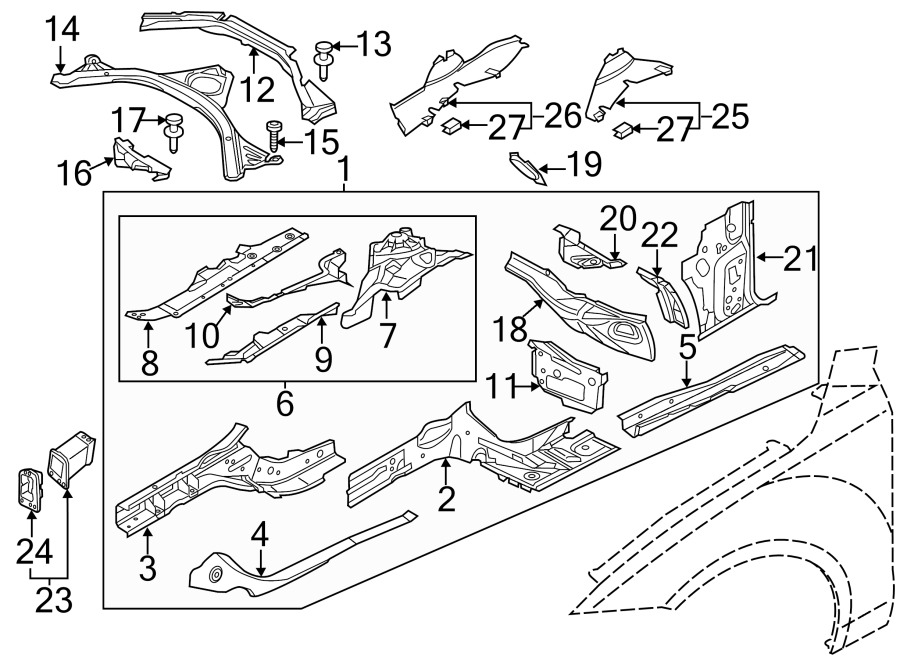 2FENDER. STRUCTURAL COMPONENTS & RAILS.https://images.simplepart.com/images/parts/motor/fullsize/1330180.png