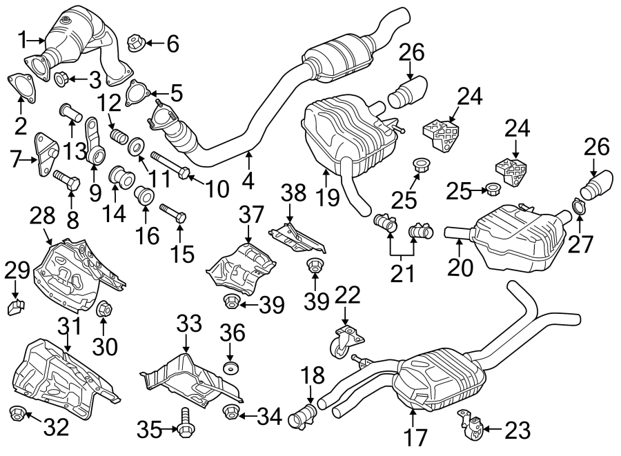 26EXHAUST SYSTEM. EXHAUST COMPONENTS.https://images.simplepart.com/images/parts/motor/fullsize/1330365.png