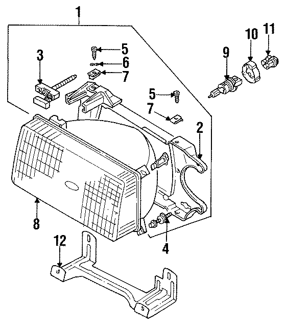 7FRONT LAMPS. HEADLAMP COMPONENTS.https://images.simplepart.com/images/parts/motor/fullsize/133057.png