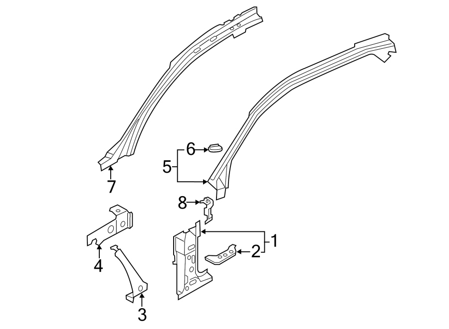 8PILLARS. ROCKER & FLOOR. HINGE PILLAR.https://images.simplepart.com/images/parts/motor/fullsize/1330605.png