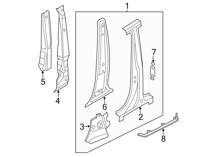 8PILLARS. ROCKER & FLOOR. CENTER PILLAR.https://images.simplepart.com/images/parts/motor/fullsize/1330615.png