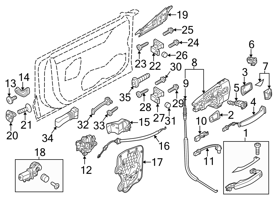 27Front door. Lock & hardware.https://images.simplepart.com/images/parts/motor/fullsize/1330655.png