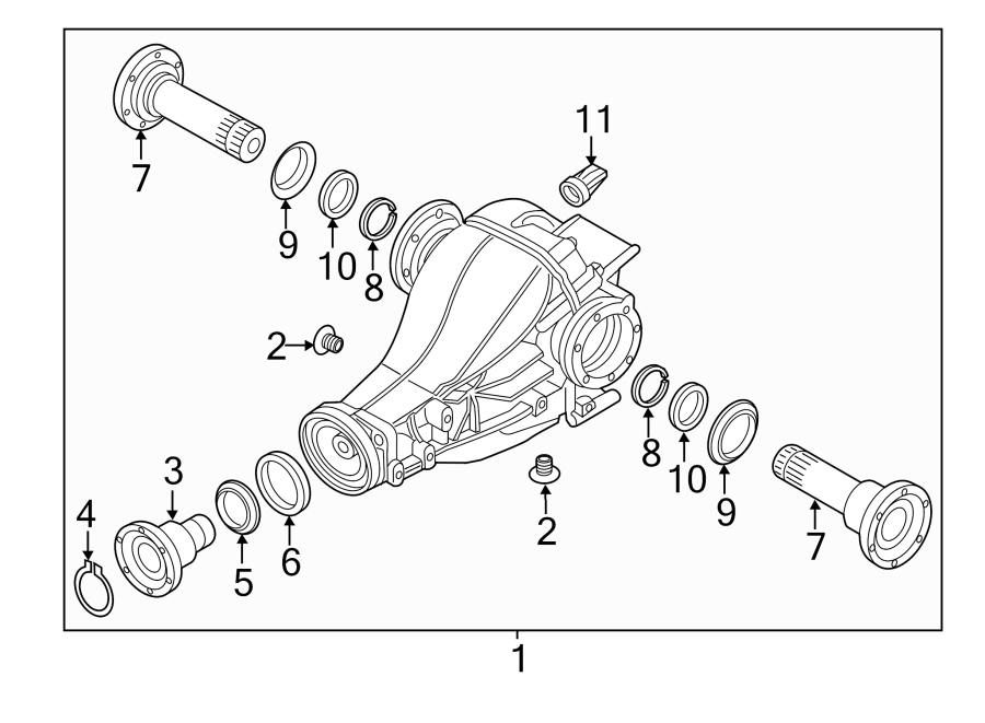 REAR SUSPENSION. AXLE & DIFFERENTIAL.