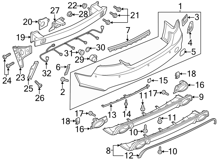 19REAR BUMPER. BUMPER & COMPONENTS.https://images.simplepart.com/images/parts/motor/fullsize/1330859.png