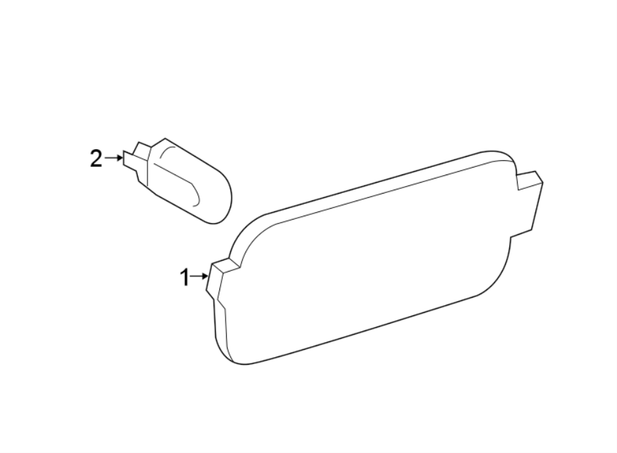 Diagram FRONT LAMPS. SIDE MARKER LAMPS. for your 2009 Audi TT   
