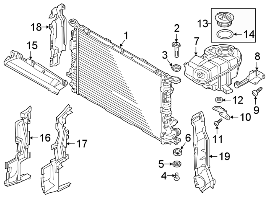 RADIATOR & COMPONENTS.