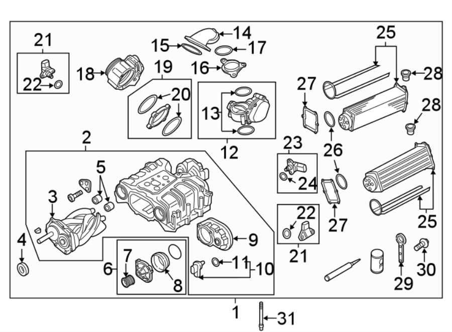 11ENGINE / TRANSAXLE. SUPERCHARGER & COMPONENTS.https://images.simplepart.com/images/parts/motor/fullsize/1331365.png