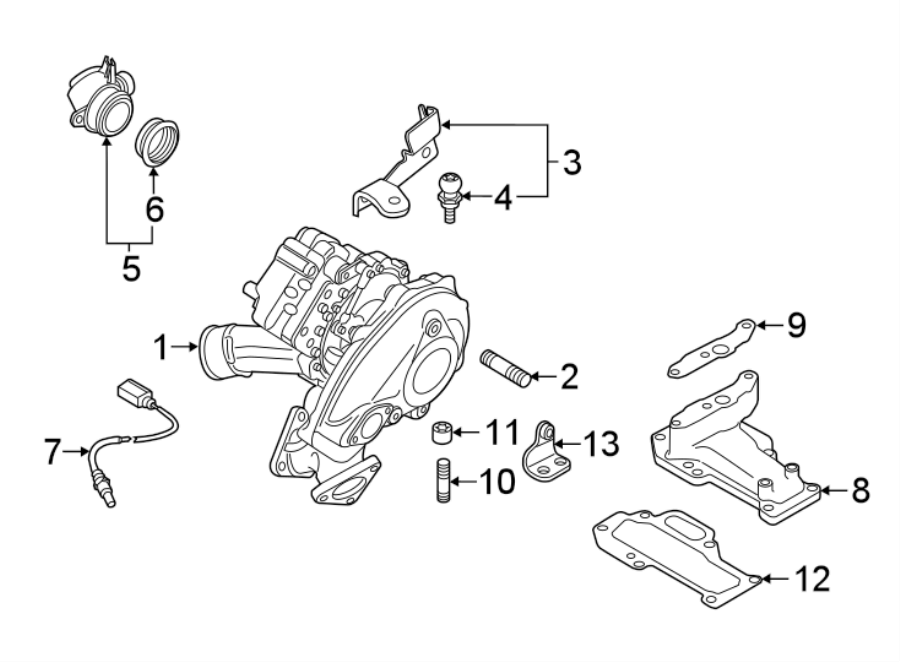 1ENGINE / TRANSAXLE. TURBOCHARGER & COMPONENTS.https://images.simplepart.com/images/parts/motor/fullsize/1331385.png