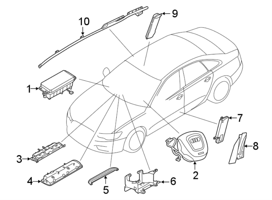 9Restraint systems. Air bag components.https://images.simplepart.com/images/parts/motor/fullsize/1331555.png