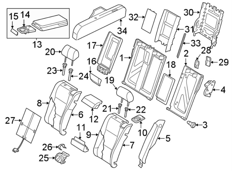 5Seats & tracks. Rear seat components.https://images.simplepart.com/images/parts/motor/fullsize/1331590.png