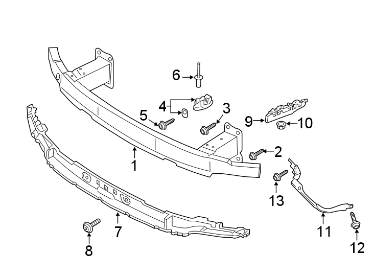 11Front bumper & grille. Bumper & components.https://images.simplepart.com/images/parts/motor/fullsize/1332015.png