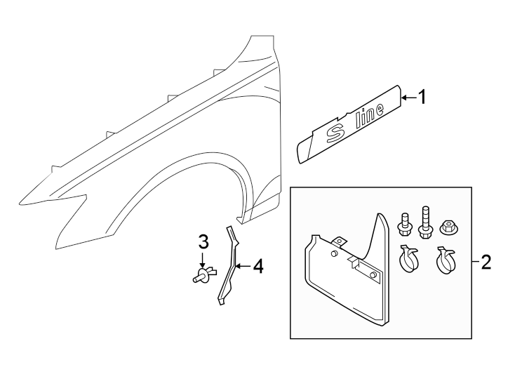 3Fender. Exterior trim.https://images.simplepart.com/images/parts/motor/fullsize/1332155.png