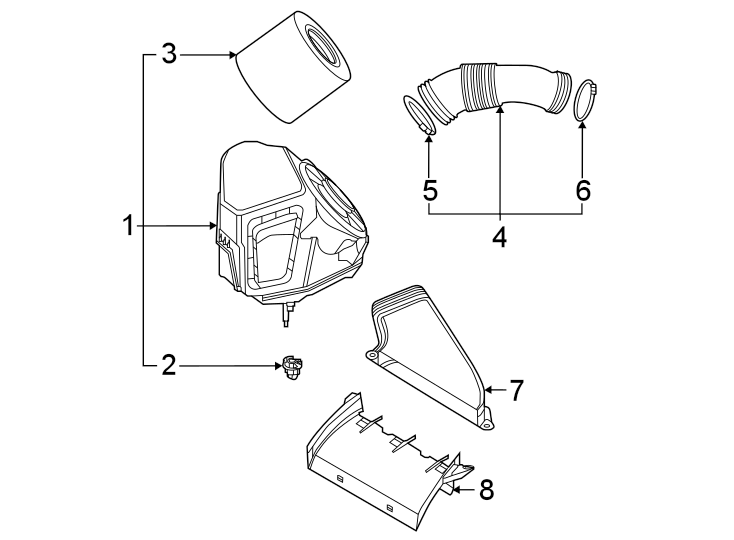 4Engine / transaxle. Air intake.https://images.simplepart.com/images/parts/motor/fullsize/1332264.png