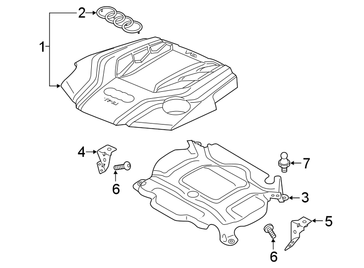 1Engine / transaxle. Engine appearance cover.https://images.simplepart.com/images/parts/motor/fullsize/1332285.png