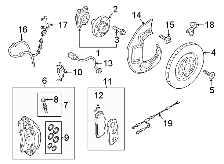 6Front suspension. Brake components.https://images.simplepart.com/images/parts/motor/fullsize/1332325.png