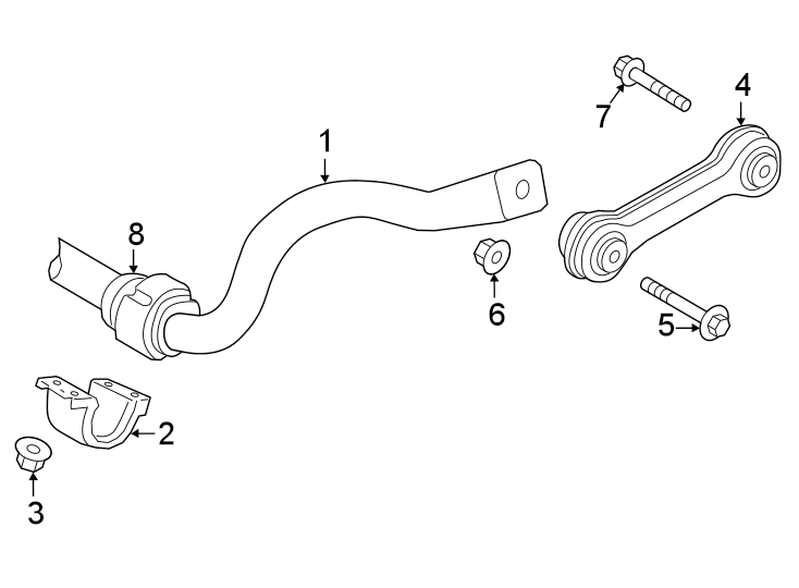 8Front suspension. Stabilizer bar & components.https://images.simplepart.com/images/parts/motor/fullsize/1332338.png