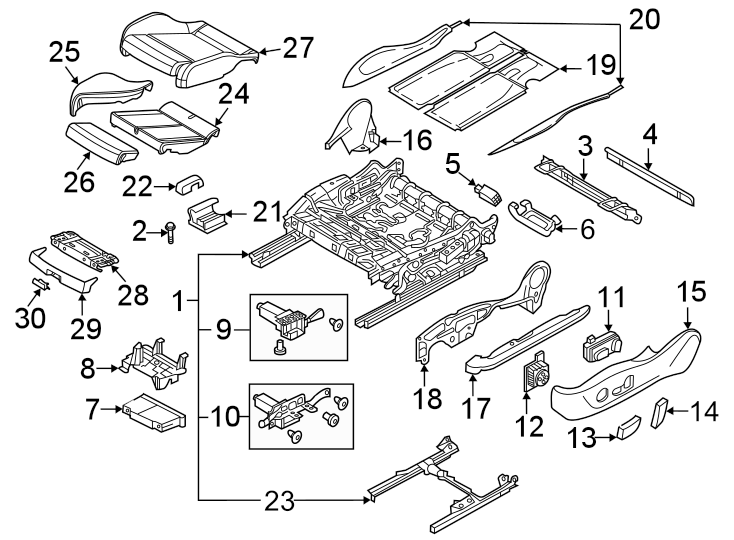 17Seats & tracks. Front seat components.https://images.simplepart.com/images/parts/motor/fullsize/1332513.png