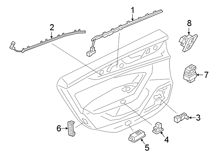 8Rear door. Interior trim.https://images.simplepart.com/images/parts/motor/fullsize/1332670.png