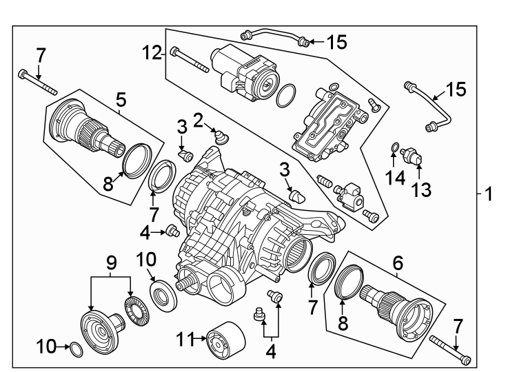 12Rear suspension. Axle & differential.https://images.simplepart.com/images/parts/motor/fullsize/1332743.png