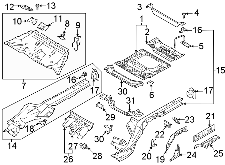 13Rear body & floor. Floor & rails.https://images.simplepart.com/images/parts/motor/fullsize/1332773.png