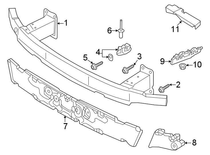 9Front bumper & grille. Bumper & components.https://images.simplepart.com/images/parts/motor/fullsize/1333010.png