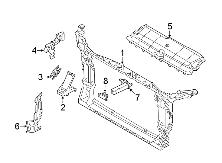 6Radiator support.https://images.simplepart.com/images/parts/motor/fullsize/1333060.png