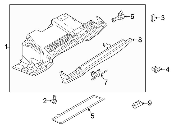 4Instrument panel. Glove box.https://images.simplepart.com/images/parts/motor/fullsize/1333435.png